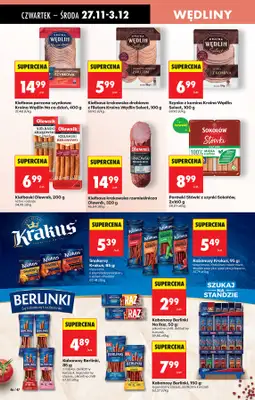 Biedronka - gazetka promocyjna Od czwartku, Z ladą tradycyjną od czwartku 27.11 do środy 03.12 - strona 58