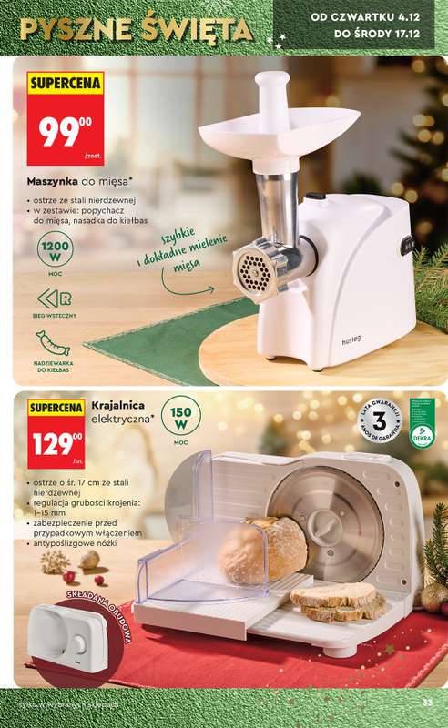 Biedronka - gazetka promocyjna Okazje tygodnia od 29.11 od soboty 29.11 do środy 17.12 - strona 33