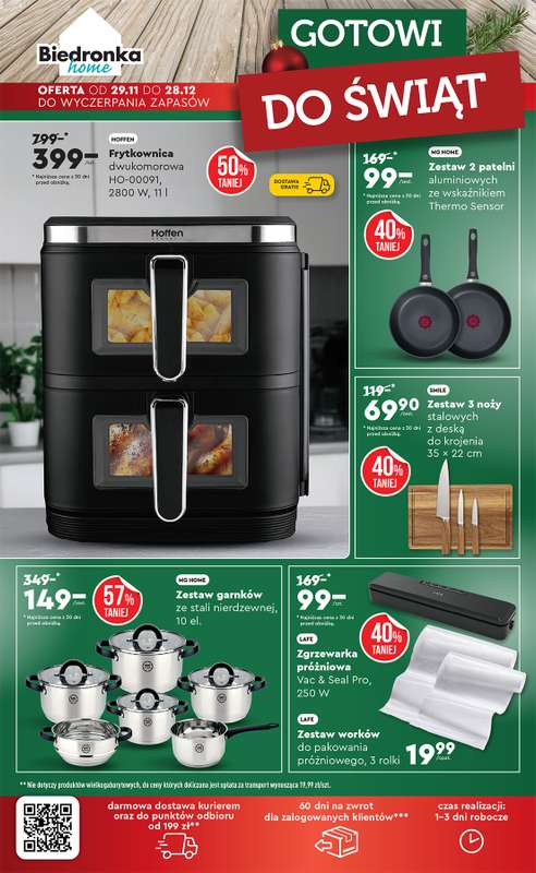 Biedronka - gazetka promocyjna Okazje tygodnia od 29.11 od soboty 29.11 do środy 17.12 - strona 46