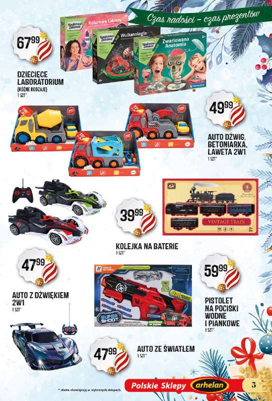 Arhelan - gazetka promocyjna Prezentobranie w Arhelanie! od piątku 28.11 do poniedziałku 05.01 - strona 5