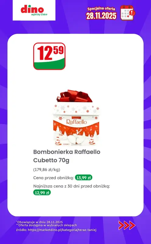 Dino - gazetka promocyjna Specjalna oferta na 28.11.2025 - promocje spoza gazetki od piątku 28.11 do piątku 28.11 - strona 12
