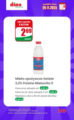 Dino - gazetka promocyjna Specjalna oferta na 28.11.2025 - promocje spoza gazetki od piątku 28.11 do piątku 28.11 - strona 8