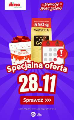 Dino - gazetka promocyjna Specjalna oferta na 28.11.2025 - promocje spoza gazetki od piątku 28.11 do piątku 28.11