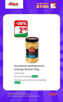 Dino - gazetka promocyjna Specjalna oferta na 28.11.2025 - promocje spoza gazetki od piątku 28.11 do piątku 28.11 - strona 7