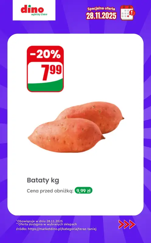 Dino - gazetka promocyjna Specjalna oferta na 28.11.2025 - promocje spoza gazetki od piątku 28.11 do piątku 28.11 - strona 4