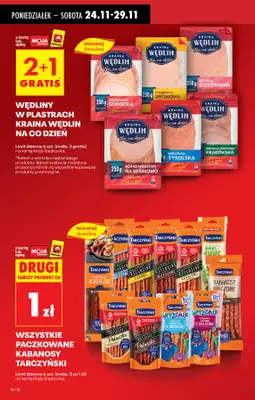 Biedronka - gazetka promocyjna Od poniedziałku, Z ladą tradycyjną od poniedziałku 24.11 do niedzieli 30.11 - strona 18