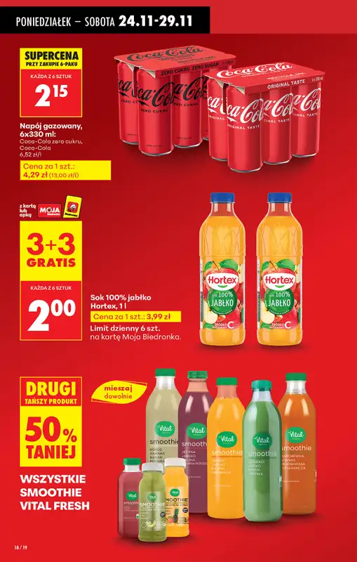 Biedronka - gazetka promocyjna Od poniedziałku, Z ladą tradycyjną od poniedziałku 24.11 do niedzieli 30.11 - strona 24