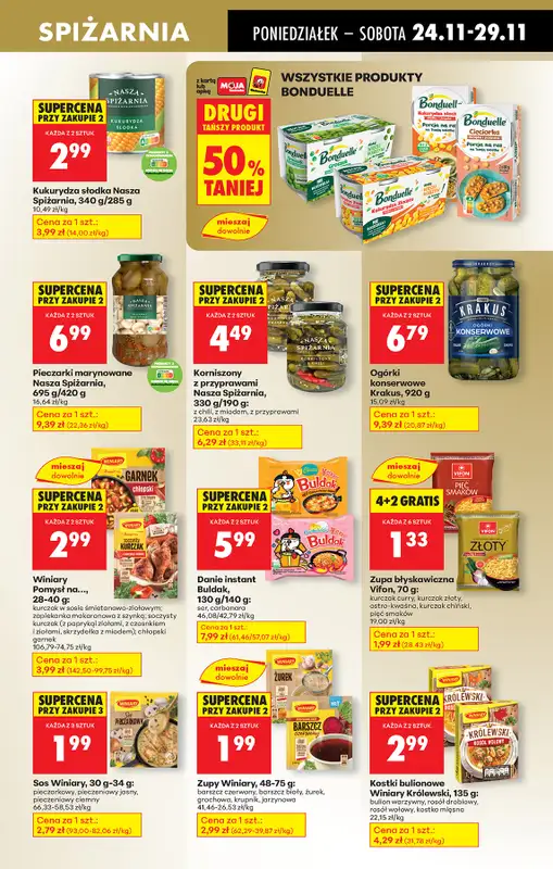 Biedronka - gazetka promocyjna Od poniedziałku, Z ladą tradycyjną od poniedziałku 24.11 do niedzieli 30.11 - strona 61