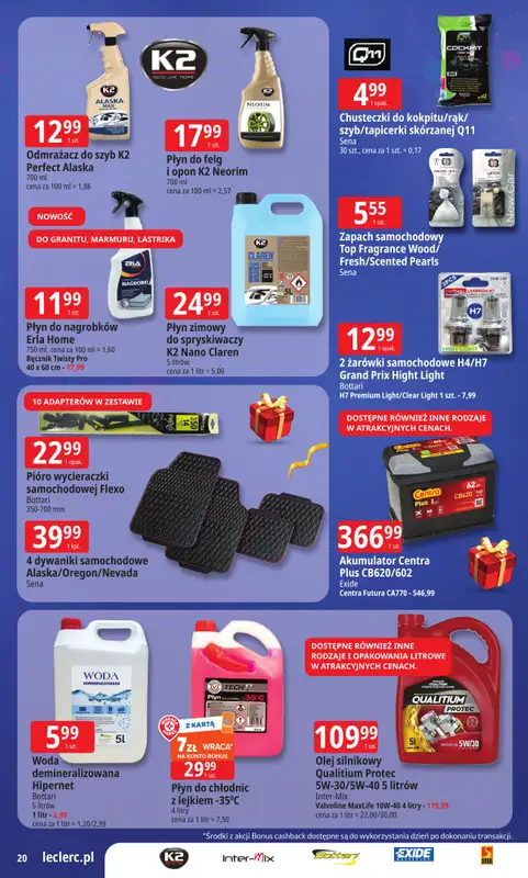 Leclerc - gazetka promocyjna Oferta E.Leclerc I Wybór prezentów w dobrej cenie od wtorku 02.12 do niedzieli 14.12 - strona 20
