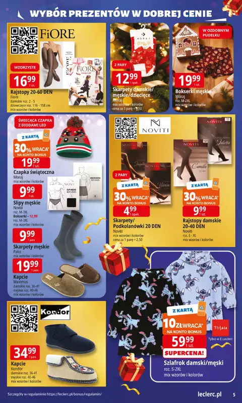 Leclerc - gazetka promocyjna Oferta E.Leclerc I Wybór prezentów w dobrej cenie od wtorku 02.12 do niedzieli 14.12 - strona 5