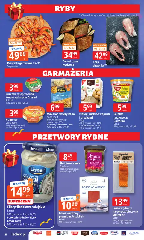 Leclerc - gazetka promocyjna Oferta E.Leclerc I Wybór prezentów w dobrej cenie od wtorku 02.12 do niedzieli 14.12 - strona 28