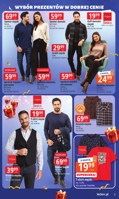 Leclerc - gazetka promocyjna Oferta E.Leclerc I Wybór prezentów w dobrej cenie od wtorku 02.12 do niedzieli 14.12 - strona 3