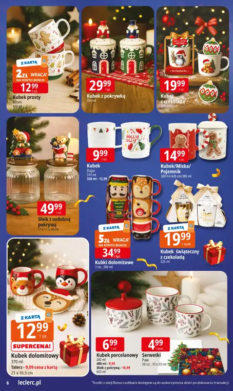 Leclerc - gazetka promocyjna Oferta E.Leclerc I Wybór prezentów w dobrej cenie od wtorku 02.12 do niedzieli 14.12 - strona 6