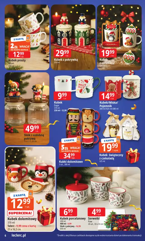 Leclerc - gazetka promocyjna Oferta E.Leclerc I Wybór prezentów w dobrej cenie od wtorku 02.12 do niedzieli 14.12 - strona 6