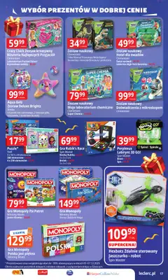 Leclerc - gazetka promocyjna Oferta E.Leclerc I Wybór prezentów w dobrej cenie od wtorku 02.12 do niedzieli 14.12 - strona 17