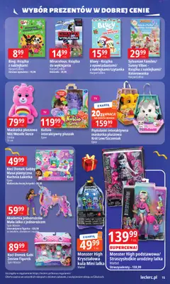 Leclerc - gazetka promocyjna Oferta E.Leclerc I Wybór prezentów w dobrej cenie od wtorku 02.12 do niedzieli 14.12 - strona 15