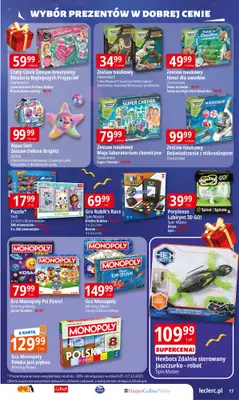 Leclerc - gazetka promocyjna Oferta E.Leclerc I Wybór prezentów w dobrej cenie od wtorku 02.12 do niedzieli 14.12 - strona 17