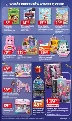 Leclerc - gazetka promocyjna Oferta E.Leclerc I Wybór prezentów w dobrej cenie od wtorku 02.12 do niedzieli 14.12 - strona 15