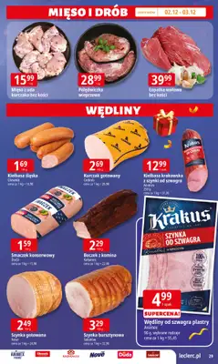 Leclerc - gazetka promocyjna Oferta E.Leclerc I Wybór prezentów w dobrej cenie od wtorku 02.12 do niedzieli 14.12 - strona 29