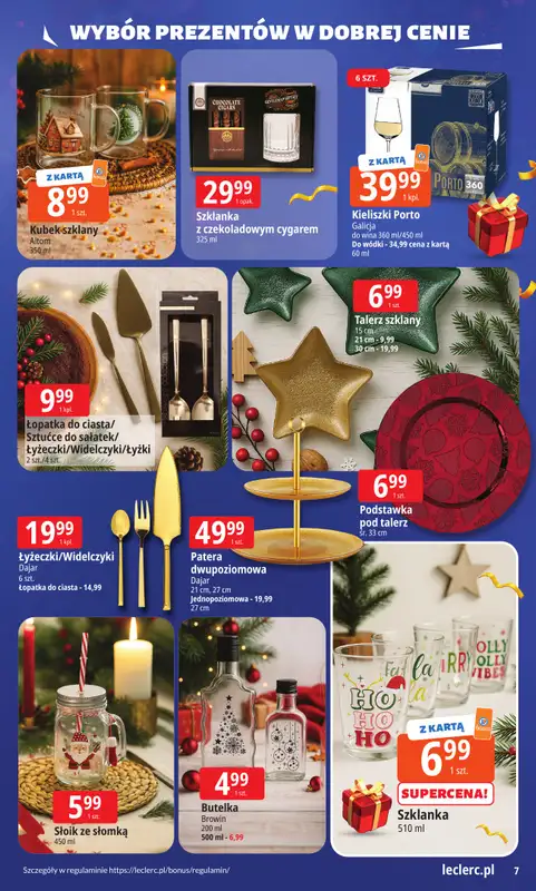 Leclerc - gazetka promocyjna Oferta E.Leclerc I Wybór prezentów w dobrej cenie od wtorku 02.12 do niedzieli 14.12 - strona 7