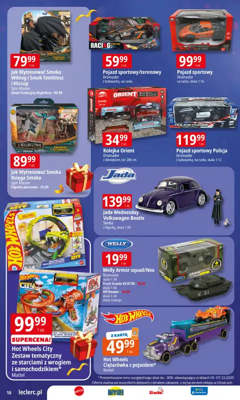 Leclerc - gazetka promocyjna Oferta E.Leclerc I Wybór prezentów w dobrej cenie od wtorku 02.12 do niedzieli 14.12 - strona 16