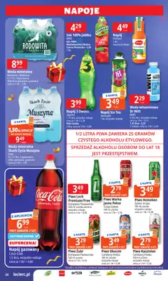 Leclerc - gazetka promocyjna Oferta E.Leclerc I Wybór prezentów w dobrej cenie od wtorku 02.12 do niedzieli 14.12 - strona 24