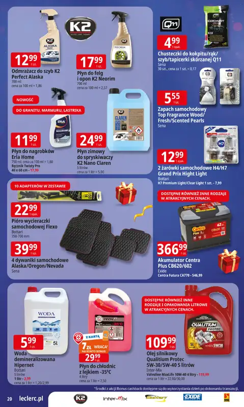Leclerc - gazetka promocyjna Oferta E.Leclerc I Wybór prezentów w dobrej cenie od wtorku 02.12 do niedzieli 14.12 - strona 20