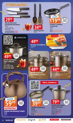 Leclerc - gazetka promocyjna Oferta E.Leclerc I Wybór prezentów w dobrej cenie od wtorku 02.12 do niedzieli 14.12 - strona 12