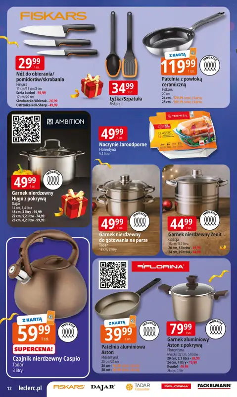 Leclerc - gazetka promocyjna Oferta E.Leclerc I Wybór prezentów w dobrej cenie od wtorku 02.12 do niedzieli 14.12 - strona 12
