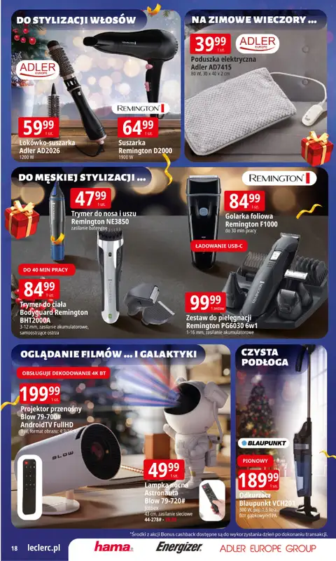 Leclerc - gazetka promocyjna Oferta E.Leclerc I Wybór prezentów w dobrej cenie od wtorku 02.12 do niedzieli 14.12 - strona 18