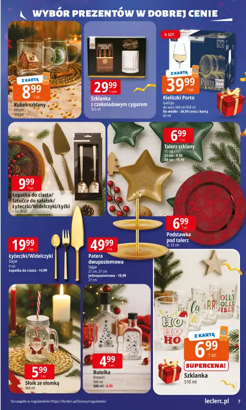 Leclerc - gazetka promocyjna Oferta E.Leclerc I Wybór prezentów w dobrej cenie od wtorku 02.12 do niedzieli 14.12 - strona 7