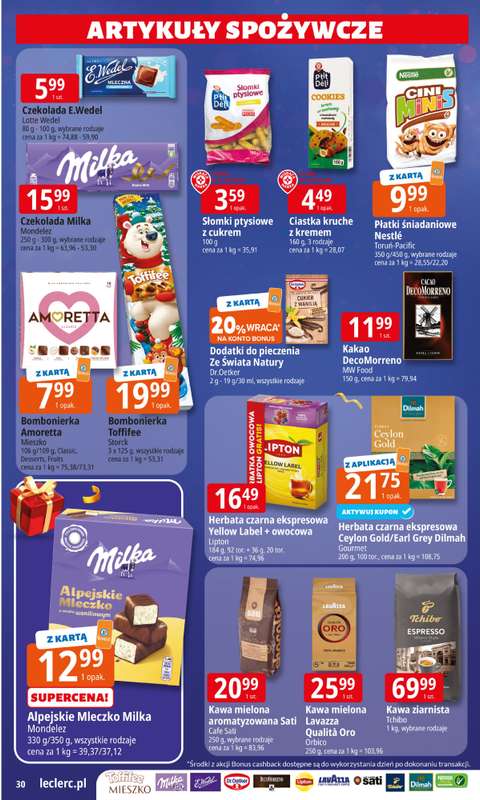 Leclerc - gazetka promocyjna Oferta E.Leclerc I Wybór prezentów w dobrej cenie od wtorku 02.12 do niedzieli 14.12 - strona 30