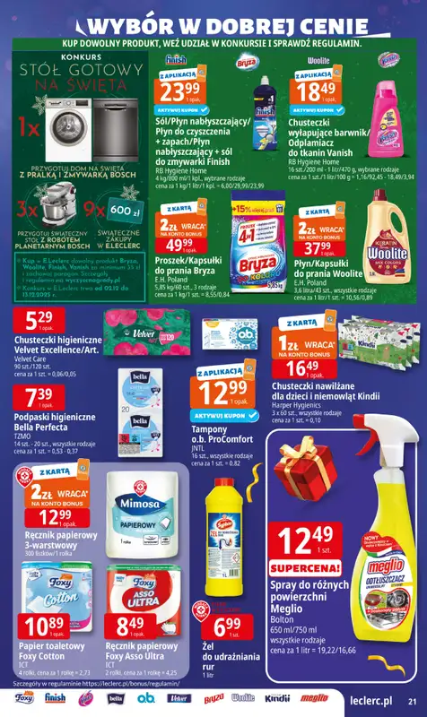 Leclerc - gazetka promocyjna Oferta E.Leclerc I Wybór prezentów w dobrej cenie od wtorku 02.12 do niedzieli 14.12 - strona 21