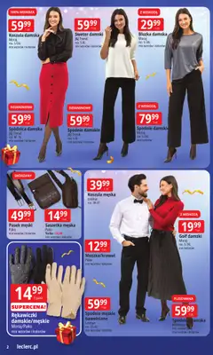 Leclerc - gazetka promocyjna Oferta E.Leclerc I Wybór prezentów w dobrej cenie od wtorku 02.12 do niedzieli 14.12 - strona 2