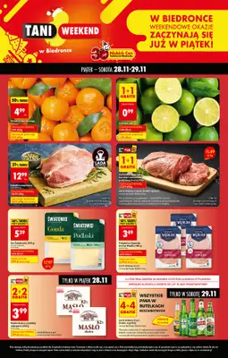 Biedronka - gazetka promocyjna Tani Weekend od piątku 28.11 do soboty 29.11