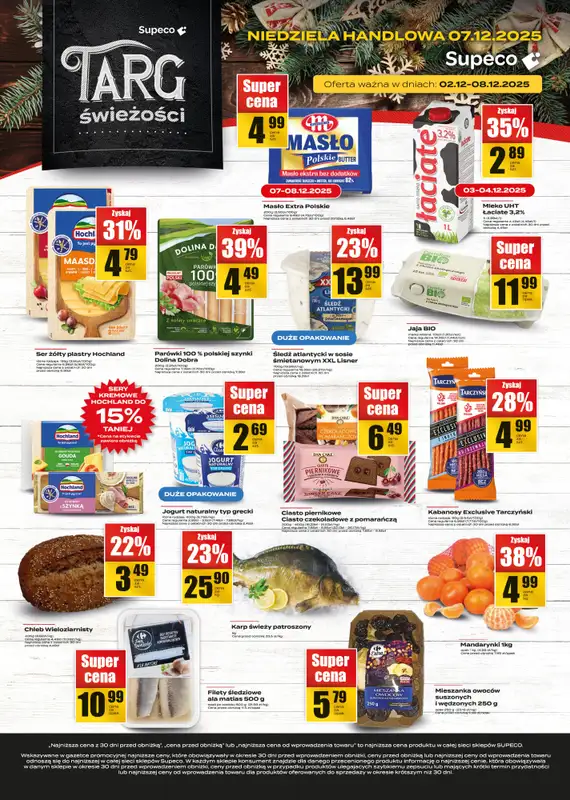 Supeco - gazetka promocyjna Targ świeżości  