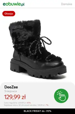 eobuwie.pl - gazetka promocyjna Black Friday do -70% – łap finalne okazje! od piątku 28.11 do poniedziałku 01.12 - strona 14