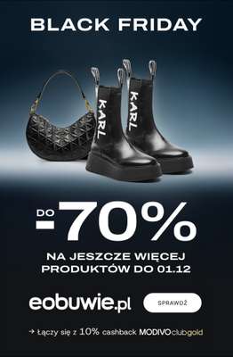 eobuwie.pl - gazetka promocyjna Black Friday do -70% – łap finalne okazje! od piątku 28.11 do poniedziałku 01.12