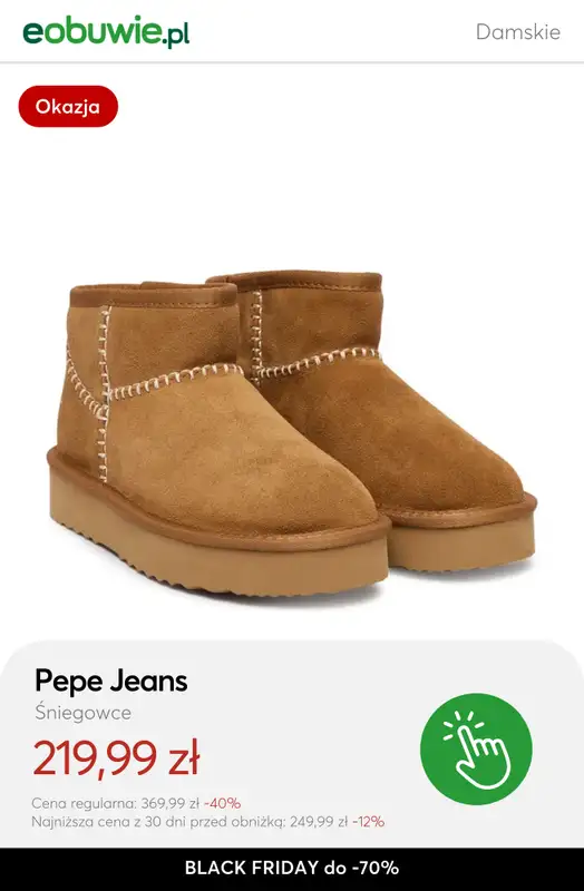 eobuwie.pl - gazetka promocyjna Black Friday do -70% – łap finalne okazje! od piątku 28.11 do poniedziałku 01.12 - strona 5
