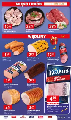 Leclerc - gazetka promocyjna Oferta E.Leclerc I Wybór prezentów w dobrej cenie od wtorku 02.12 do niedzieli 14.12 - strona 29