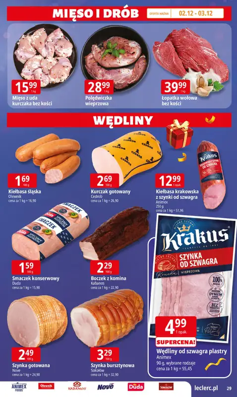 Leclerc - gazetka promocyjna Oferta E.Leclerc I Wybór prezentów w dobrej cenie od wtorku 02.12 do niedzieli 14.12 - strona 29