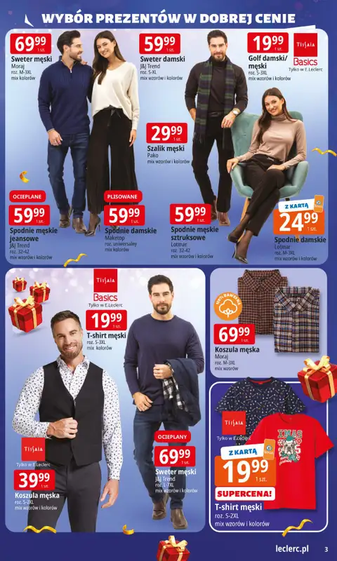 Leclerc - gazetka promocyjna Oferta E.Leclerc I Wybór prezentów w dobrej cenie od wtorku 02.12 do niedzieli 14.12 - strona 3