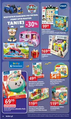 Leclerc - gazetka promocyjna Oferta E.Leclerc I Wybór prezentów w dobrej cenie od wtorku 02.12 do niedzieli 14.12 - strona 14