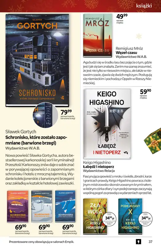 Empik - gazetka promocyjna Tom kultury: książki od piątku 28.11 do wtorku 09.12 - strona 37