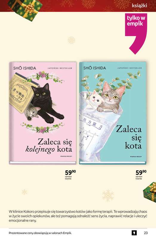 Empik - gazetka promocyjna Tom kultury: książki od piątku 28.11 do wtorku 09.12 - strona 23