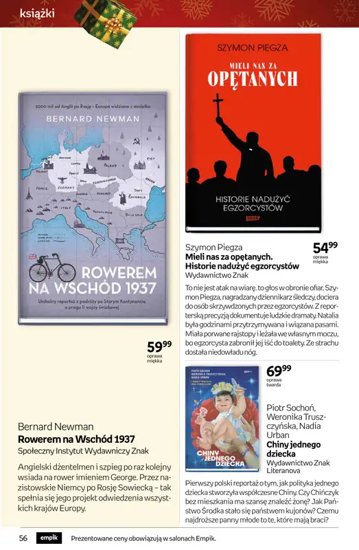 Empik - gazetka promocyjna Tom kultury: książki od piątku 28.11 do wtorku 09.12 - strona 56