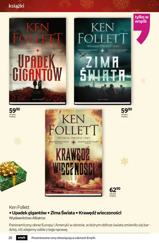 Empik - gazetka promocyjna Tom kultury: książki od piątku 28.11 do wtorku 09.12 - strona 20