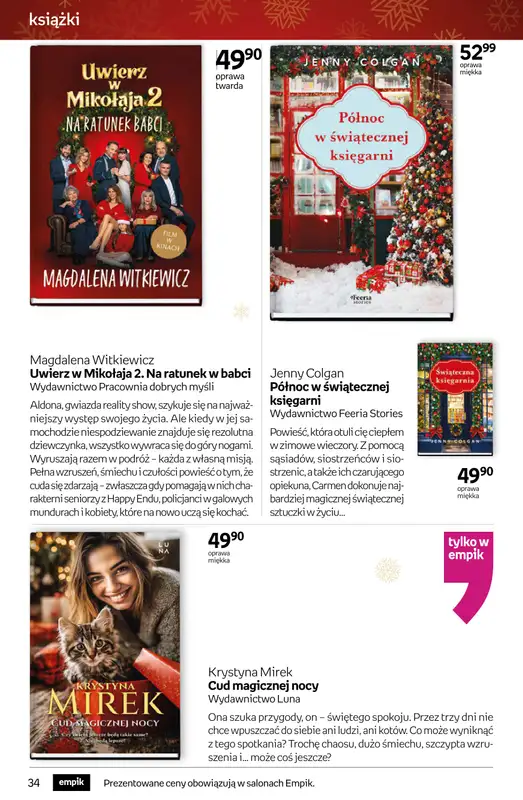 Empik - gazetka promocyjna Tom kultury: książki od piątku 28.11 do wtorku 09.12 - strona 34