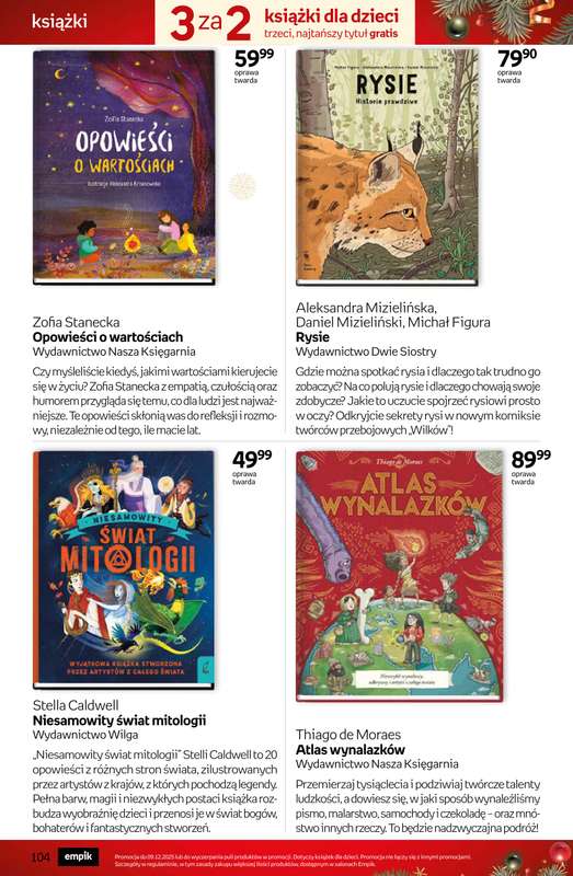 Empik - gazetka promocyjna Tom kultury: książki od piątku 28.11 do wtorku 09.12 - strona 104