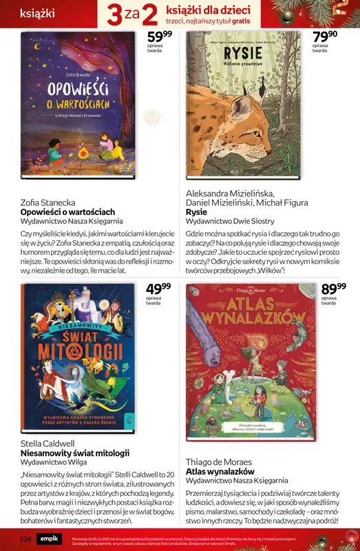 Empik - gazetka promocyjna Tom kultury: książki od piątku 28.11 do wtorku 09.12 - strona 104